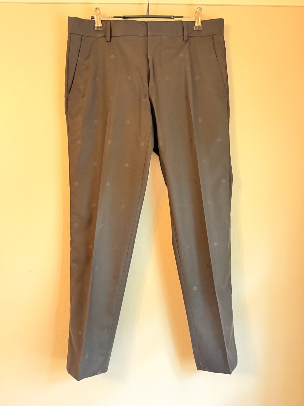 Gucci Bee Embossed Monaco Slacks